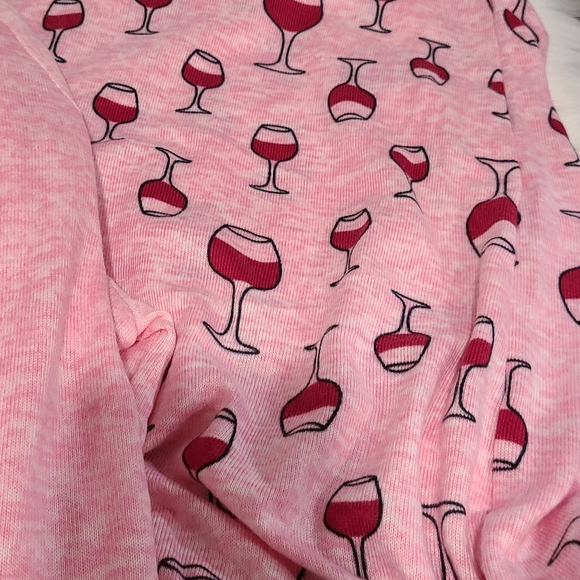 🍷🍷NEW🍷🍷ADORABLE!! ROSE' ALL DAY 2PC Pajama Set - Picture 15 of 16